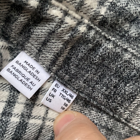 Selected Homme men’s check cotton button down shirt - Picture 9 of 9